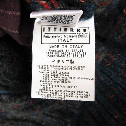 Dolce & Gabbana D&G Duffle Coat Sheep Fur Hooded Mohair Blend Knit Plaid Lining — view 4
