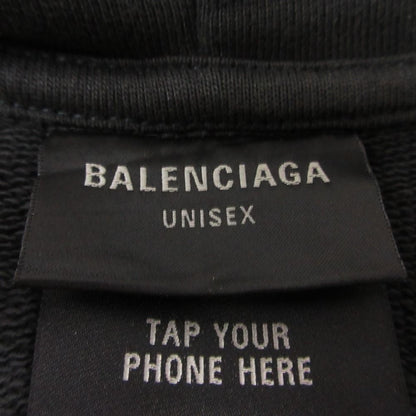 Balenciaga Hoodie Ebay Logo Zip Up Hooded Gray — view 7
