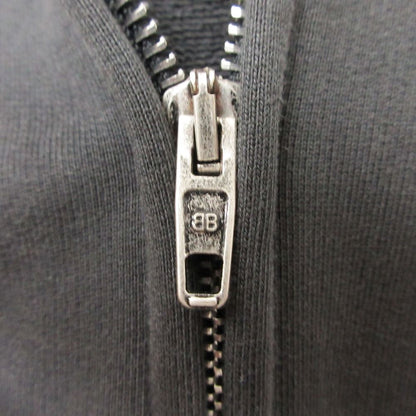 Balenciaga Hoodie Ebay Logo Zip Up Hooded Gray — view 9