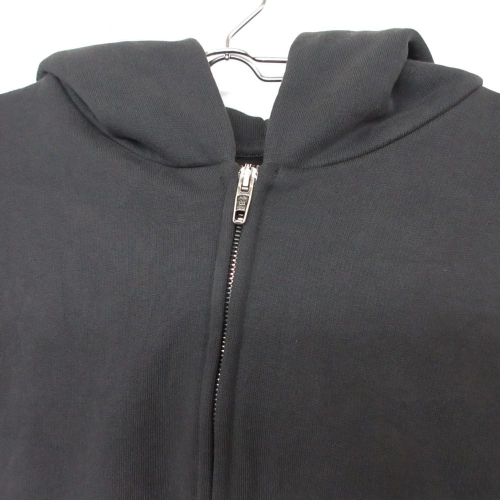 Balenciaga Hoodie Ebay Logo Zip Up Hooded Gray — view 3