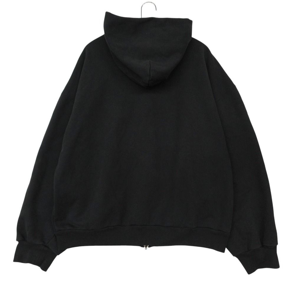Balenciaga Hoodie Ebay Logo Zip Up Hooded Gray — view 2