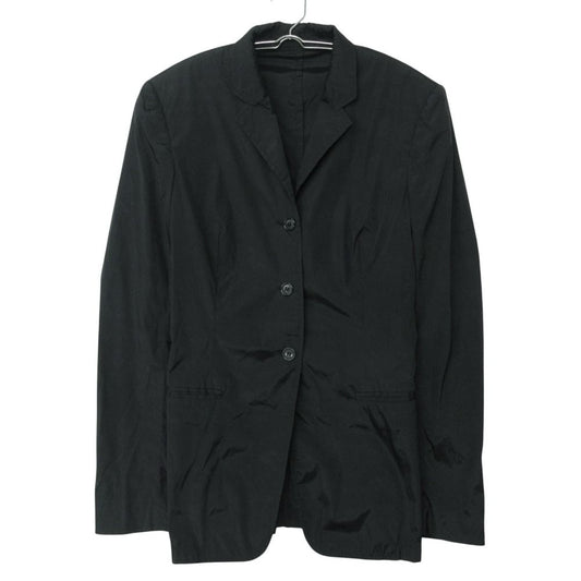 Prada Tailored Jacket Slim 3 Button Nylon Black