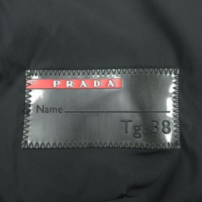 Prada Tailored Jacket Slim 3 Button Nylon Black — view 4