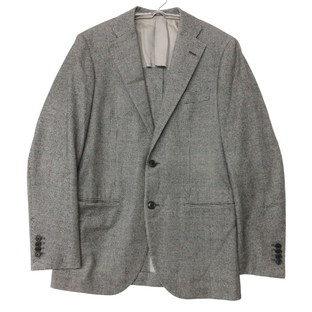 Loro Piana Tomorrowland Tailored Jacket Houndstooth Wool Cashmere Blend Fabric