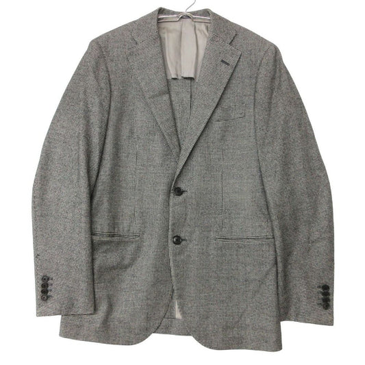 Loro Piana Tomorrowland Tailored Jacket Houndstooth Wool Cashmere Blend Fabric