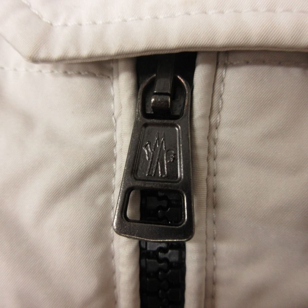 Moncler Jacket Patrice Hooded Zip Up Toggle Button Botanical Pattern Lining — view 4