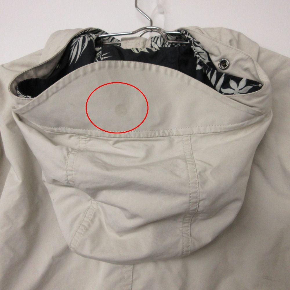 Moncler Jacket Patrice Hooded Zip Up Toggle Button Botanical Pattern Lining — view 8
