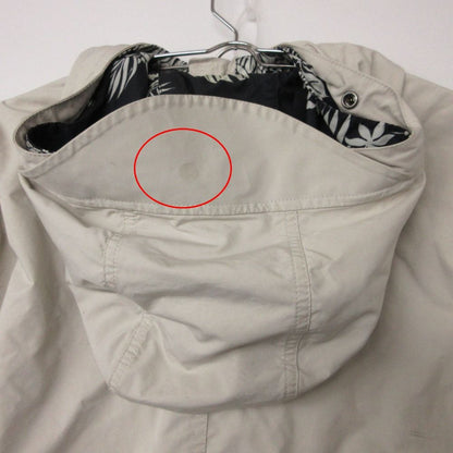 Moncler Jacket Patrice Hooded Zip Up Toggle Button Botanical Pattern Lining — view 8