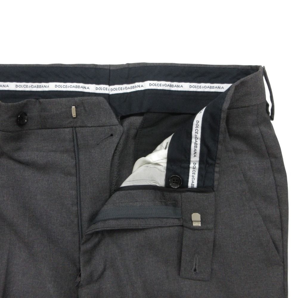 Dolce & Gabbana Suit Notch Lapel Side Vent Set Gray — view 6