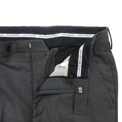 Dolce & Gabbana Suit Notch Lapel Side Vent Set Gray — view 6