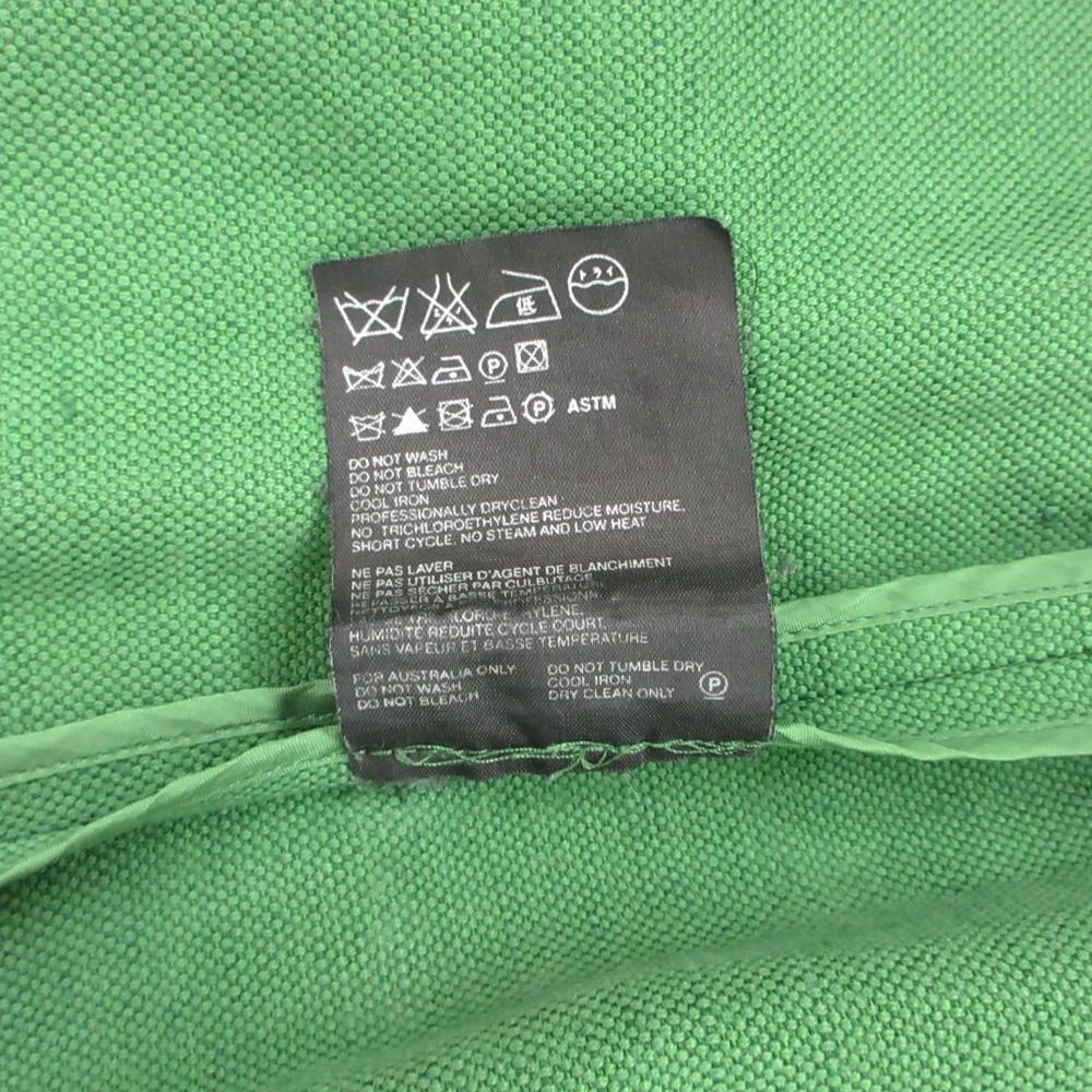 Prada Che Star Coat Cotton Linen Outer Jacket Green — view 8