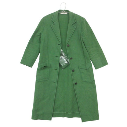 Prada Che Star Coat Cotton Linen Outer Jacket Green — view 3