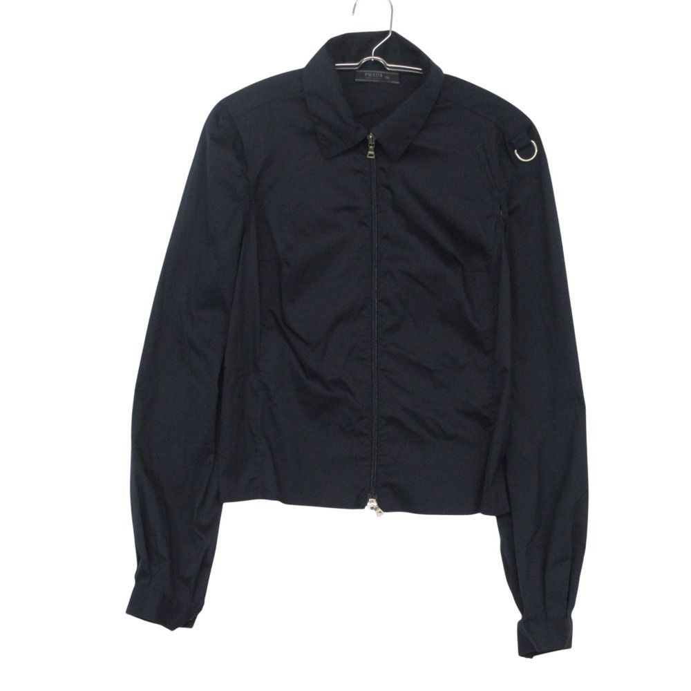 Prada Hoodie Zip Up Jacket Ivy Japan Vintage Navy