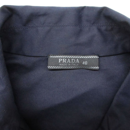 Prada Hoodie Zip Up Jacket Ivy Japan Vintage Navy — view 7
