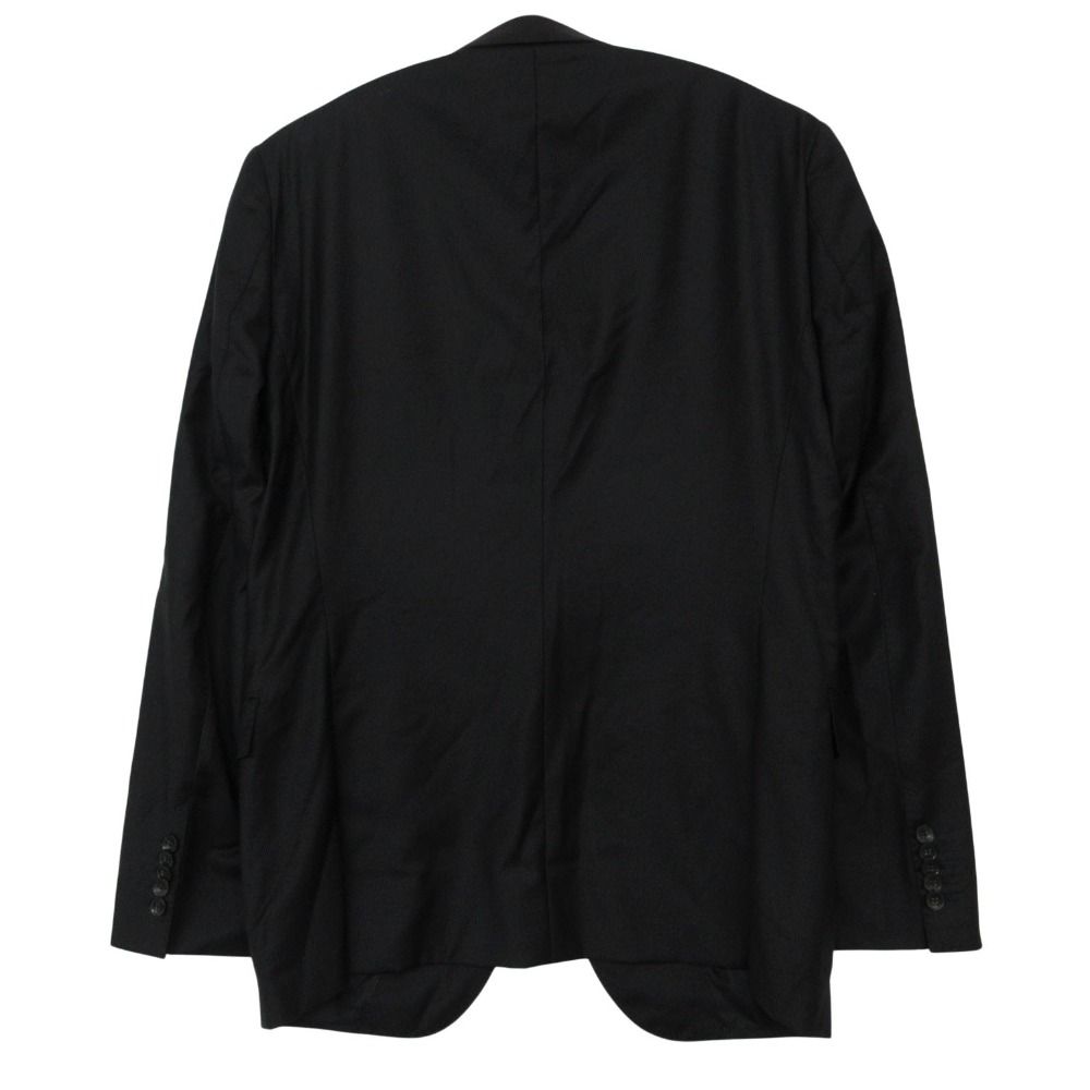 Loro Piana Hugo Boss Tailored Jacket Wool Blue Leather Single Black — view 2
