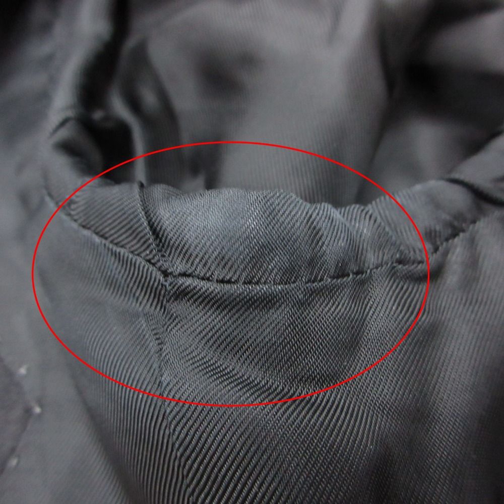 Loro Piana Hugo Boss Tailored Jacket Wool Blue Leather Single Black — view 9