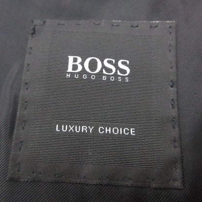 Loro Piana Hugo Boss Tailored Jacket Wool Blue Leather Single Black — view 5