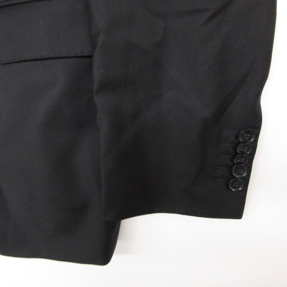 Loro Piana Hugo Boss Tailored Jacket Wool Blue Leather Single Black — view 4