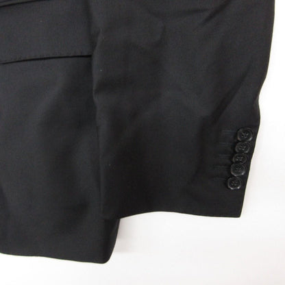 Loro Piana Hugo Boss Tailored Jacket Wool Blue Leather Single Black — view 4