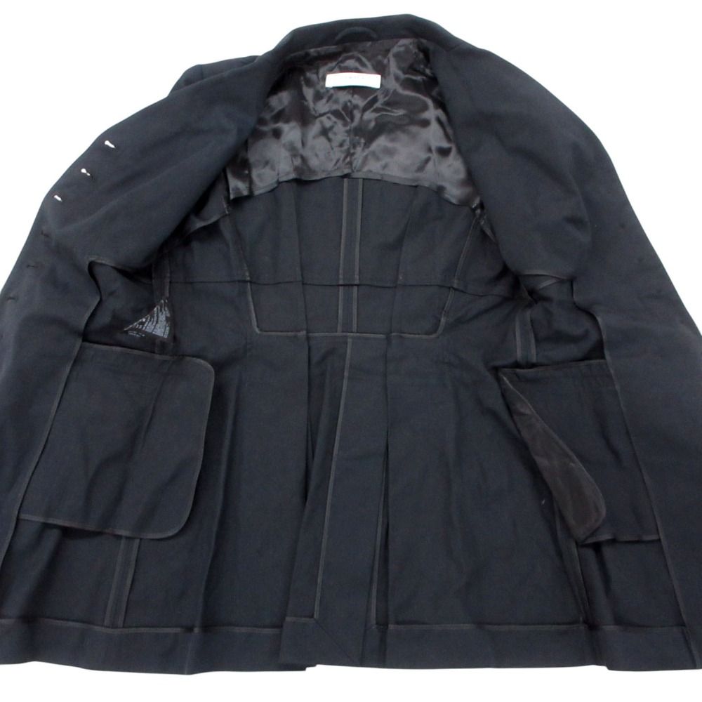 Prada Tailored Jacket Tight Stretch a Line Button — view 4