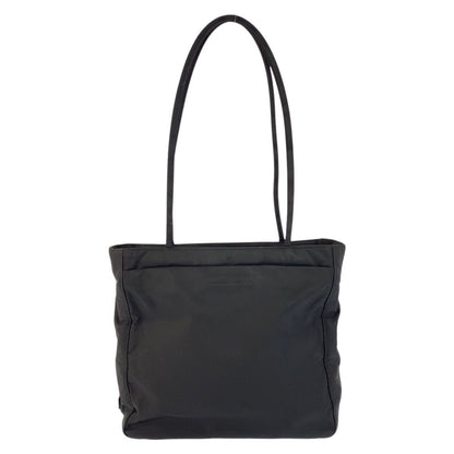 Prada Tessuto Black Silver Nylon 50 Tote Shoulder Bag — view 2