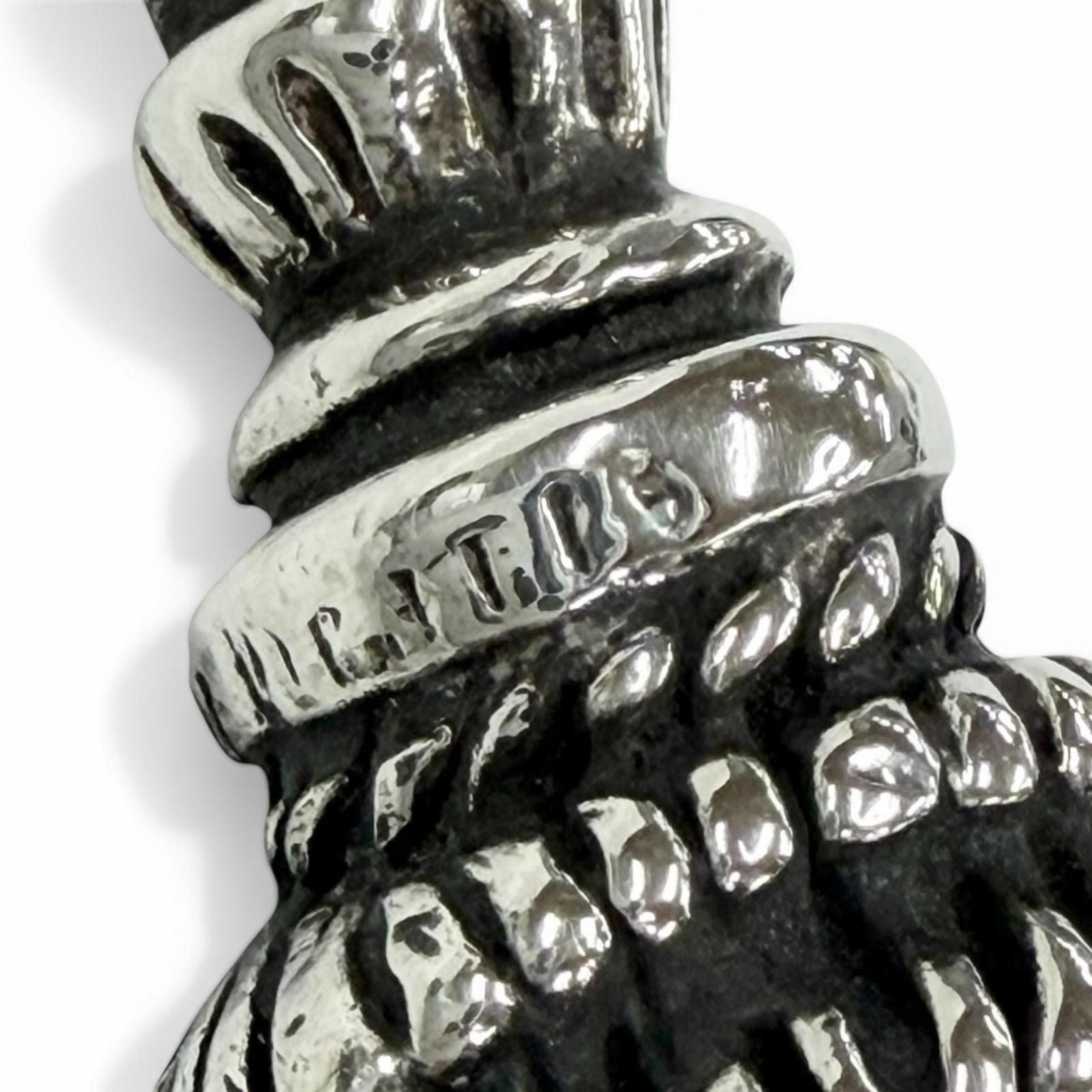 Chrome Hearts Crow 925 Vintage Necklace Pendant Silver — view 6