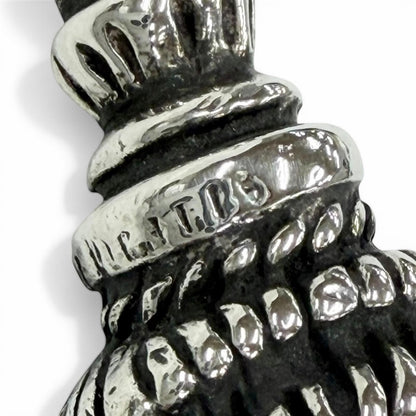 Chrome Hearts Crow 925 Vintage Necklace Pendant Silver — view 6