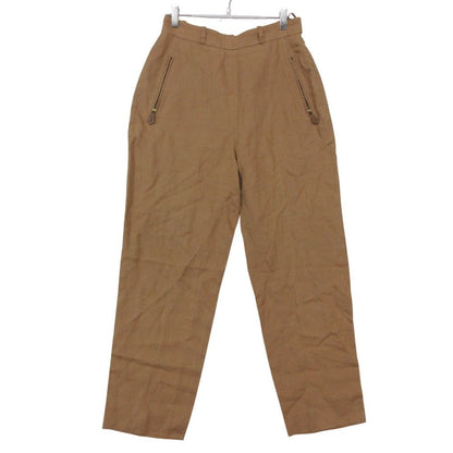 Hermes Pants Linen Tapered Beige
