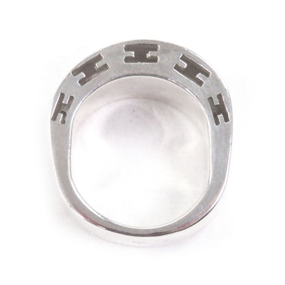 Hermes Curarte Logo Ring Silver 50 Jp7 Recommended — view 3