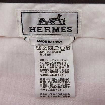 Hermes Cotton 100% Pants Trousers Pink 48 with Hanger Simple — view 6