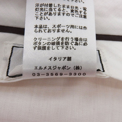 Hermes Cotton 100% Pants Trousers Pink 48 with Hanger Simple — view 7