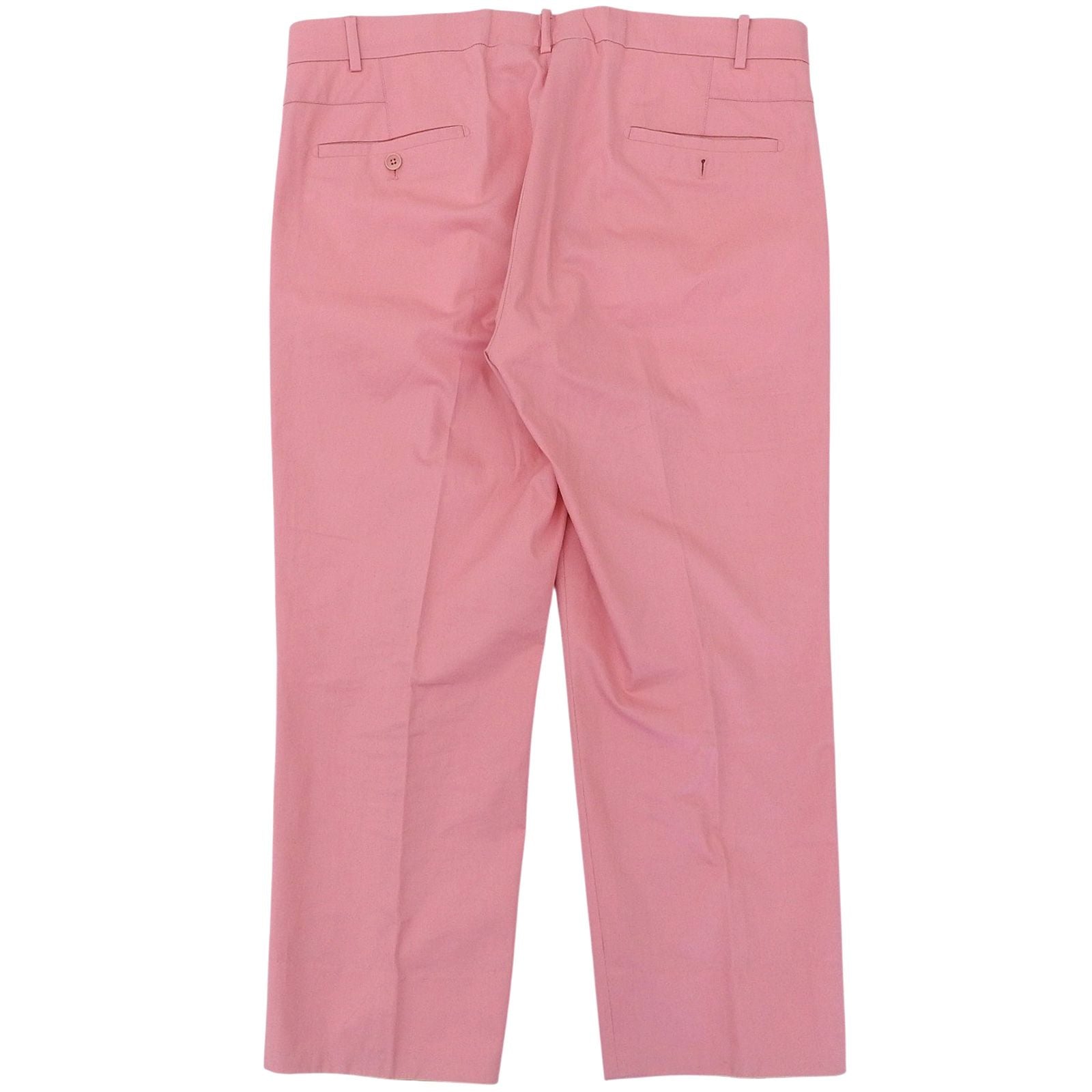 Hermes Cotton 100% Pants Trousers Pink 48 with Hanger Simple — view 2