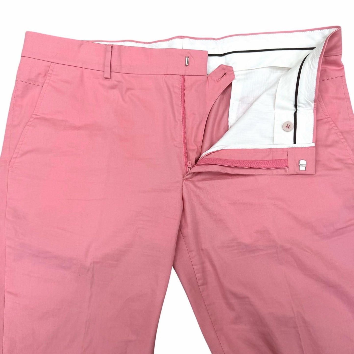 Hermes Cotton 100% Pants Trousers Pink 48 with Hanger Simple — view 3