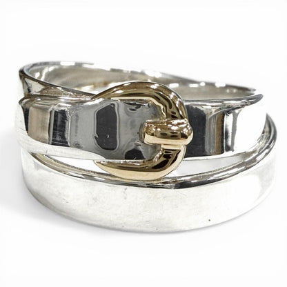 Hermes Double Tru Ring 925 18k Combination Belt