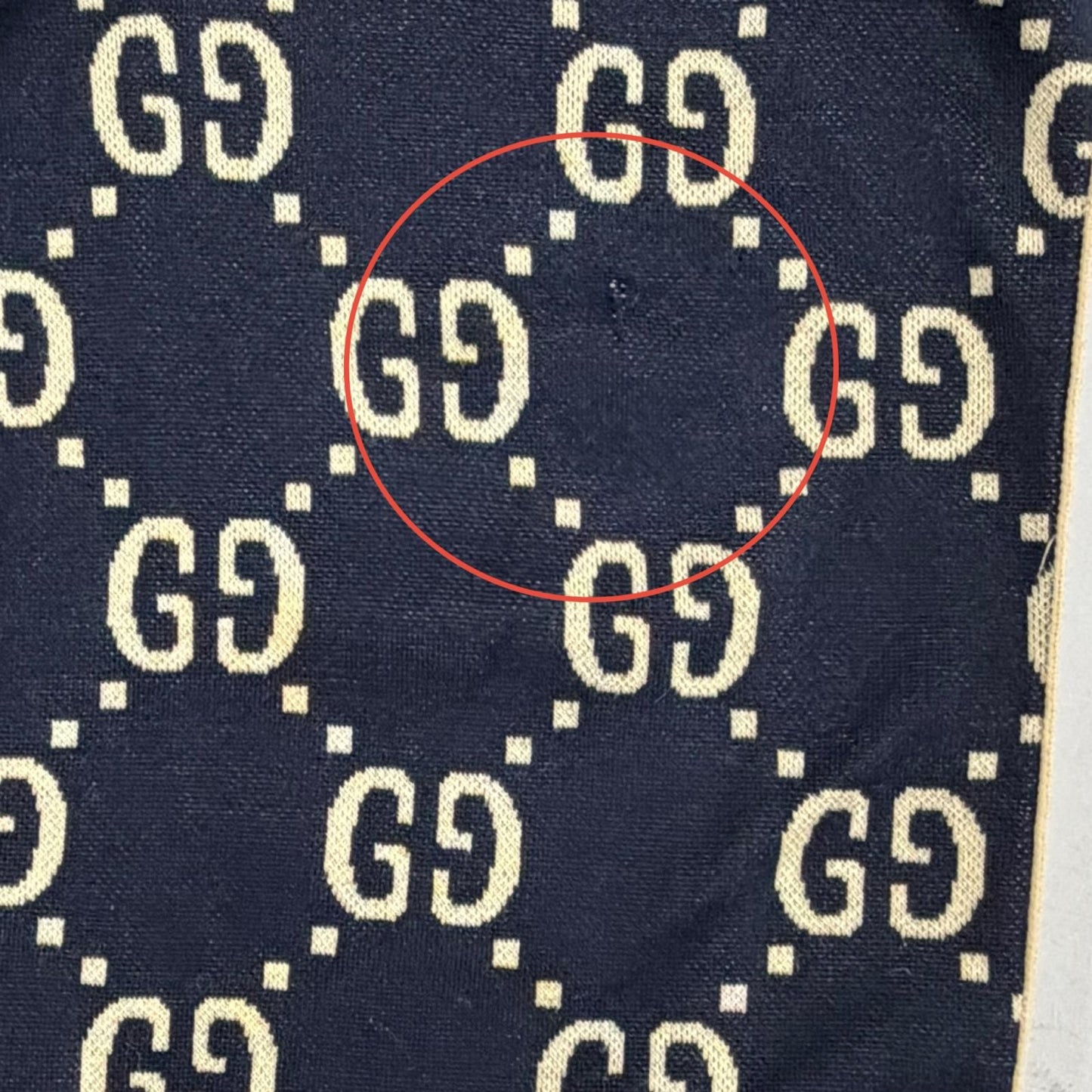 Gucci Cotton 100% GG Jacquard Side Line Jogging Pants Navy Multi XL — view 9