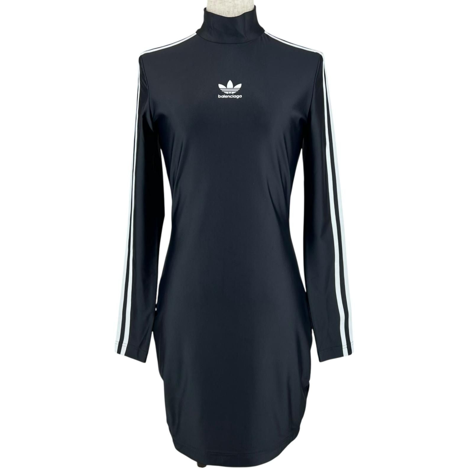 Balenciaga Adidas Tight Dress Black 38