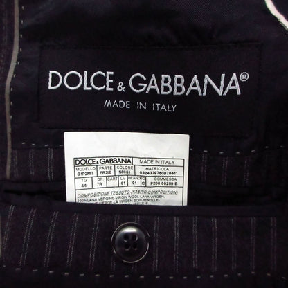Dolce & Gabbana Suit Martini Striped Set Logo Allover Pattern Lining Narrow — view 8