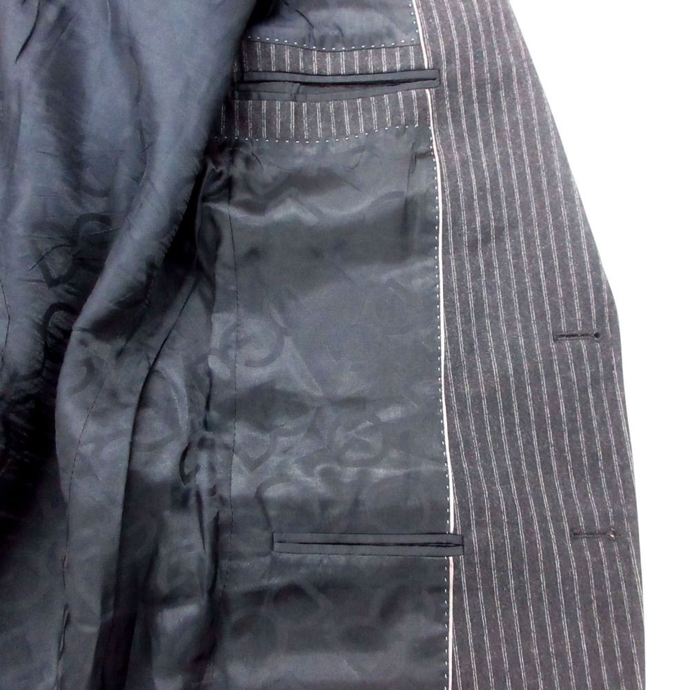 Dolce & Gabbana Suit Martini Striped Set Logo Allover Pattern Lining Narrow — view 7
