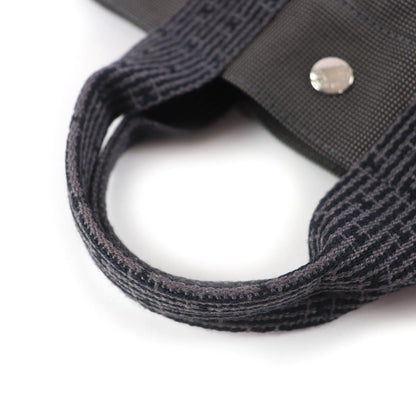Hermes Her Line PM Key with Cadena Series Canvas Tote Gray — view 5