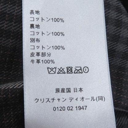 Dior Homme Plaid Collar Corduroy Coveralls Jacket Gray 44 — view 9