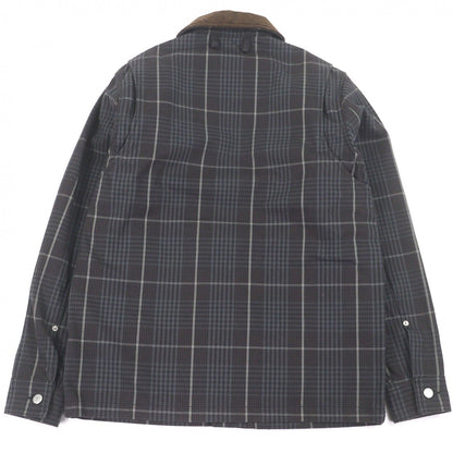 Dior Homme Plaid Collar Corduroy Coveralls Jacket Gray 44 — view 4