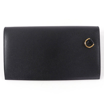 Hermes Kelly Pocket Long Veau Epsom Gold Wallet Black — view 3
