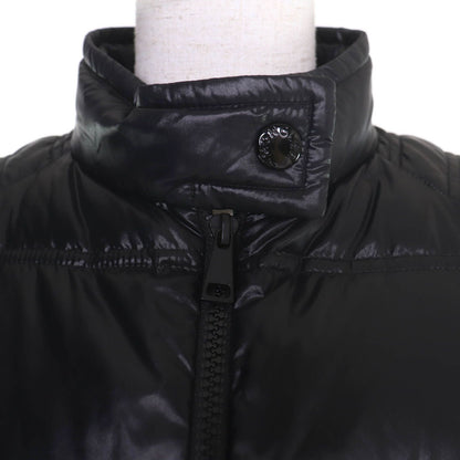 Moncler Sangatte Logo Patch Zip Up Jacket Black 3 — view 4