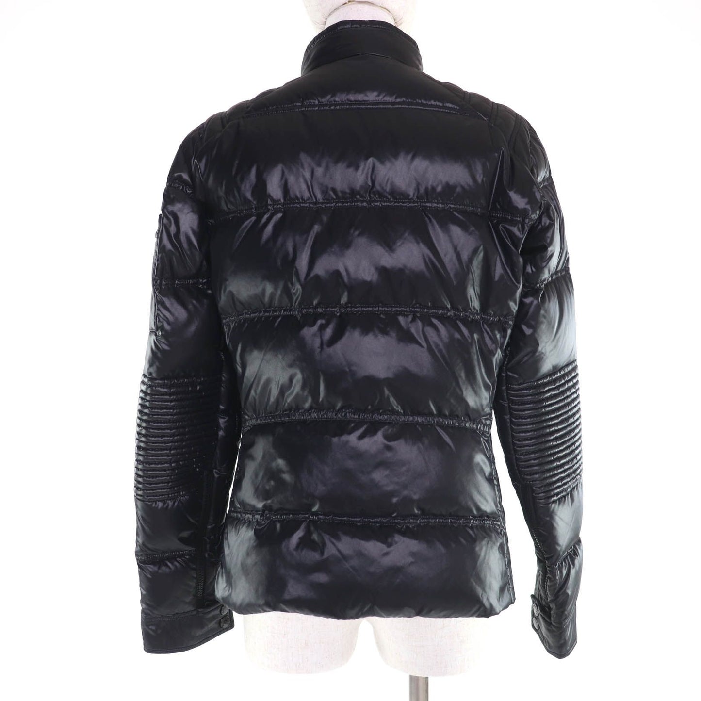 Moncler Sangatte Logo Patch Zip Up Jacket Black 3 — view 3