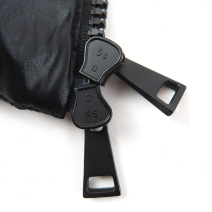 Moncler Sangatte Logo Patch Zip Up Jacket Black 3 — view 7
