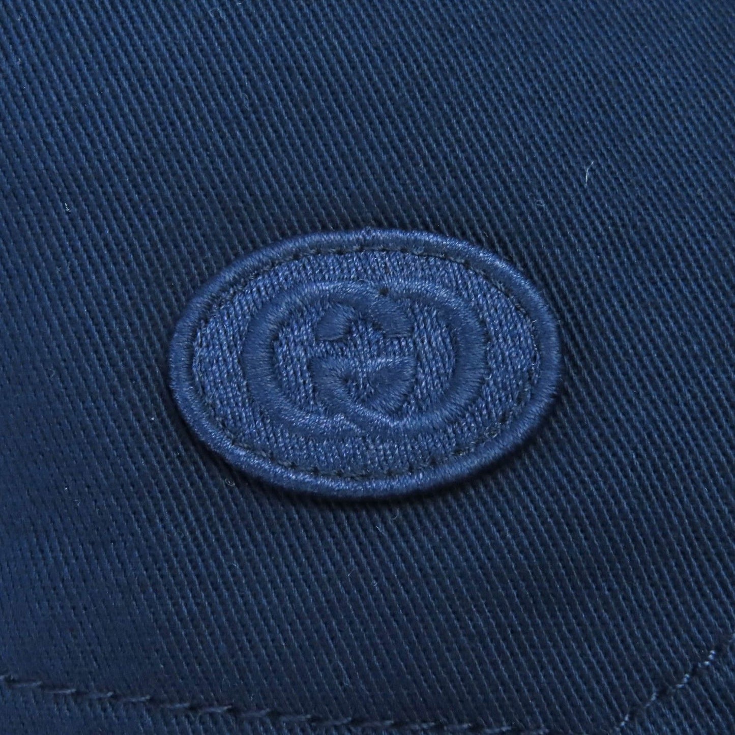 Gucci Cotton 100% Logo Patch Track Pants Navy Red 44 — view 8