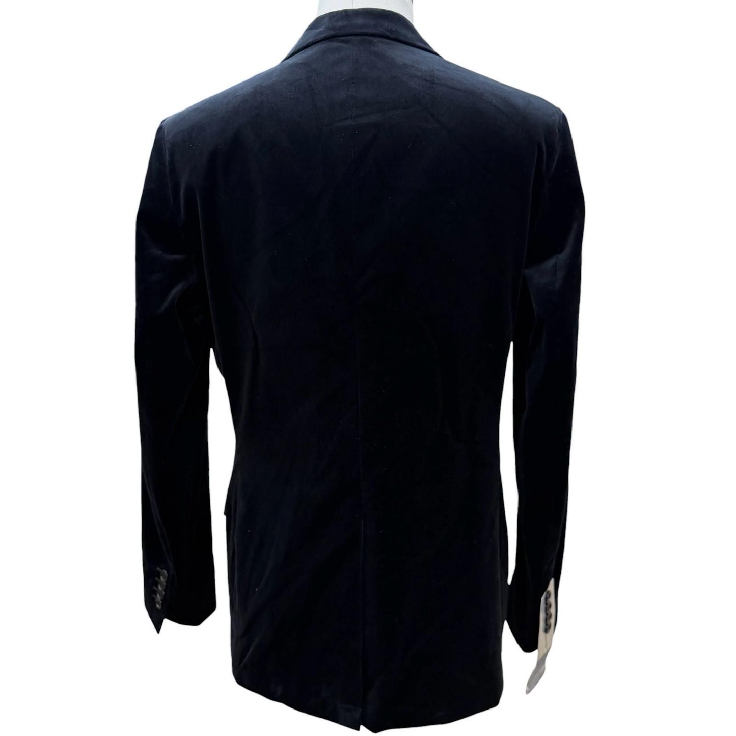 Dior Homme Velour Logo Button Single Jacket Tailored Black 48 — view 4