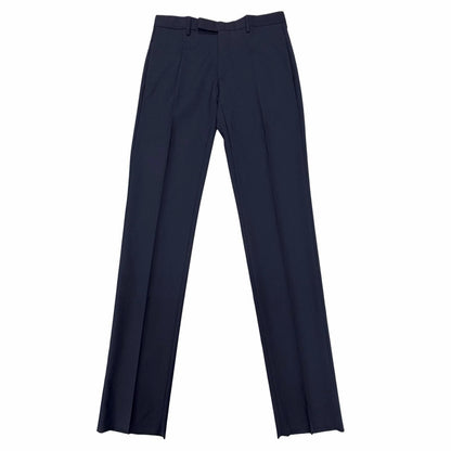 Dior Homme Wool Pleated Pants Trousers Navy 46
