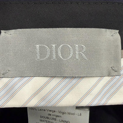 Dior Homme Wool Pleated Pants Trousers Navy 46 — view 6