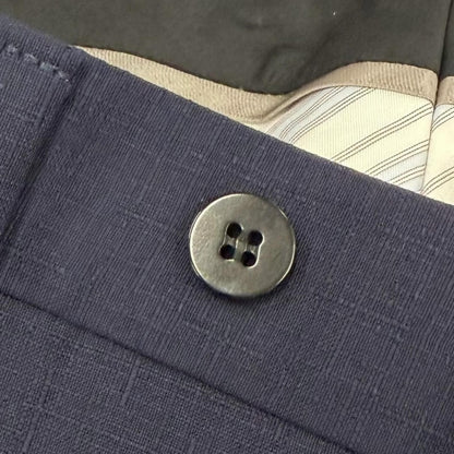 Dior Homme Wool Pleated Pants Trousers Navy 46 — view 5